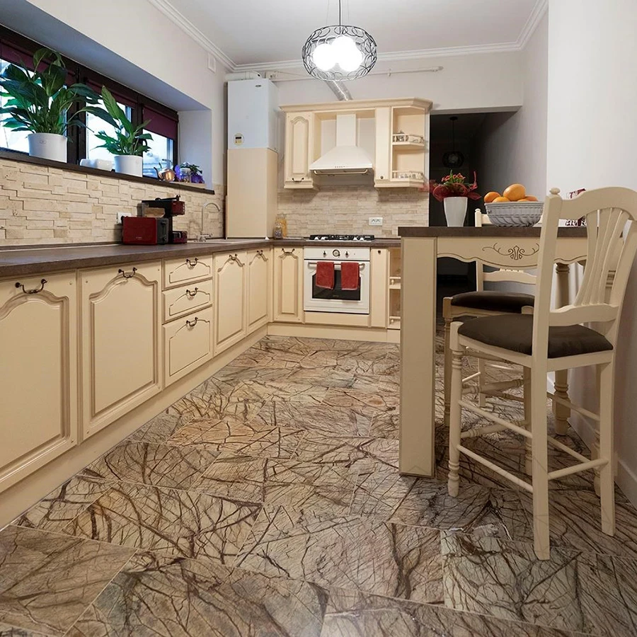 Rainforest Brown Marble Floor