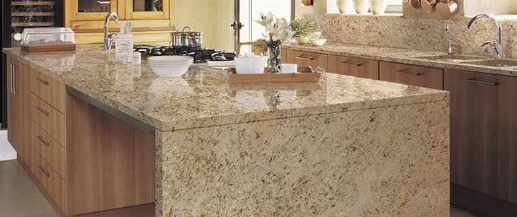 Colonial Gold Granite Kitchen Countertop